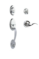N2Lok Somme Entrance Door Handle Set - primehardware