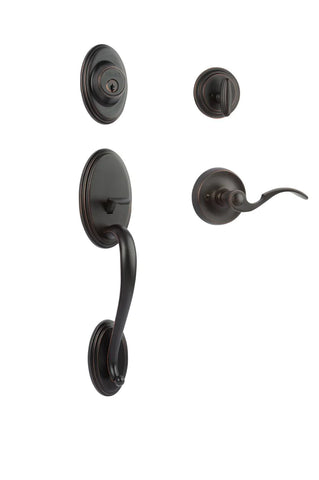 N2Lok Somme Entrance Door Handle Set - primehardware